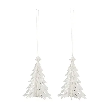 Paper Pinetree decoratiehanger 2-pack - Natural - Cooee Design