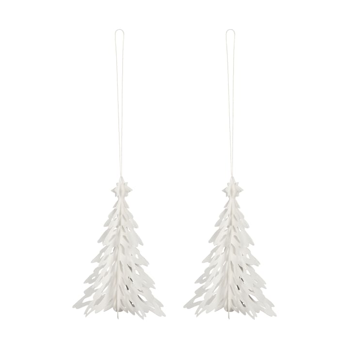 Paper Pinetree decoratiehanger 2-pack - Natural - Cooee Design