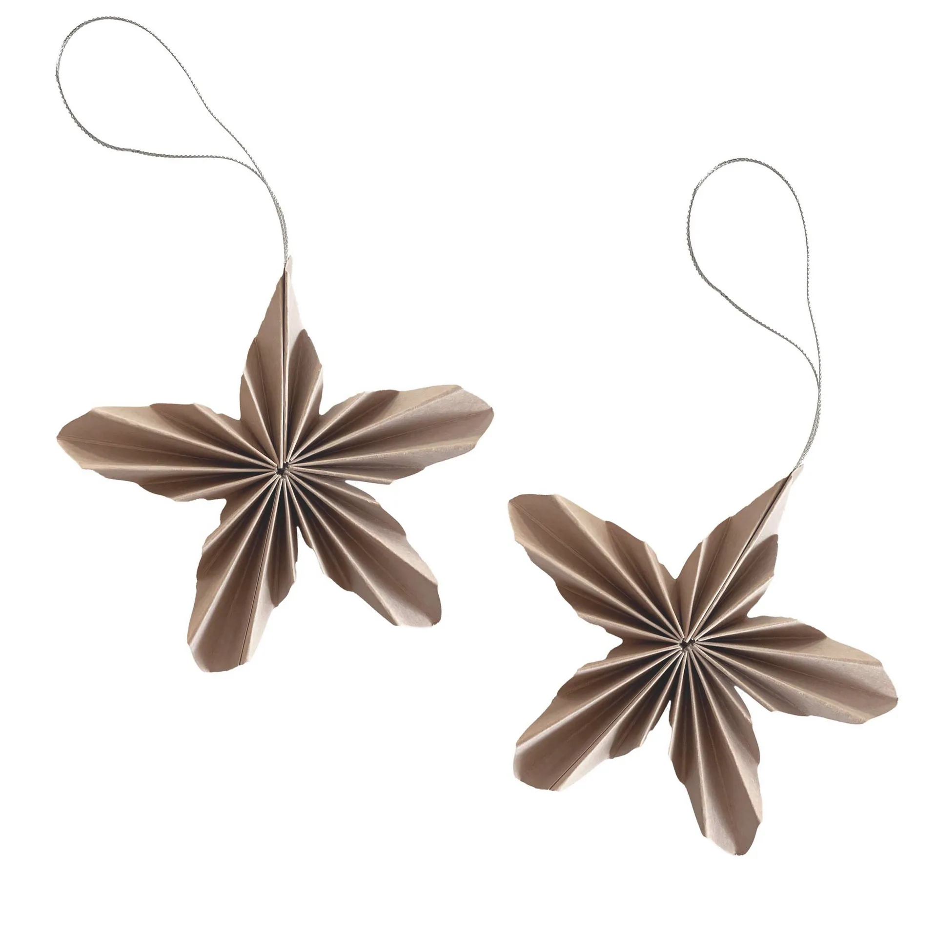 Paper Stars kersthanger, Pale pink Cooee Design