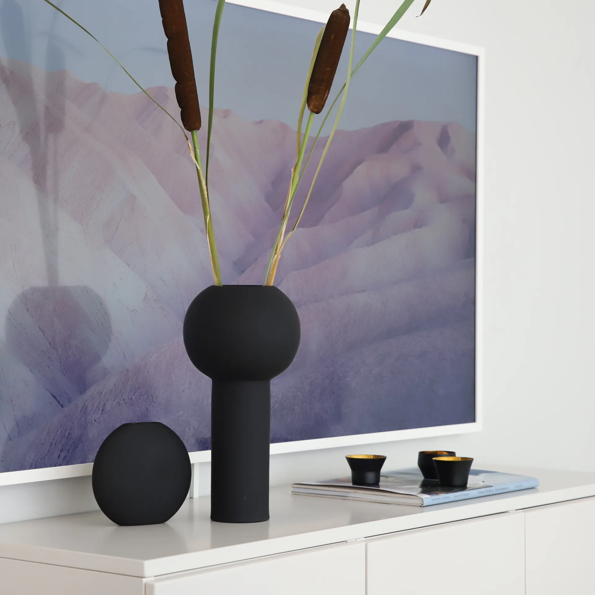 Pastille vaas 15 cm, Black Cooee Design