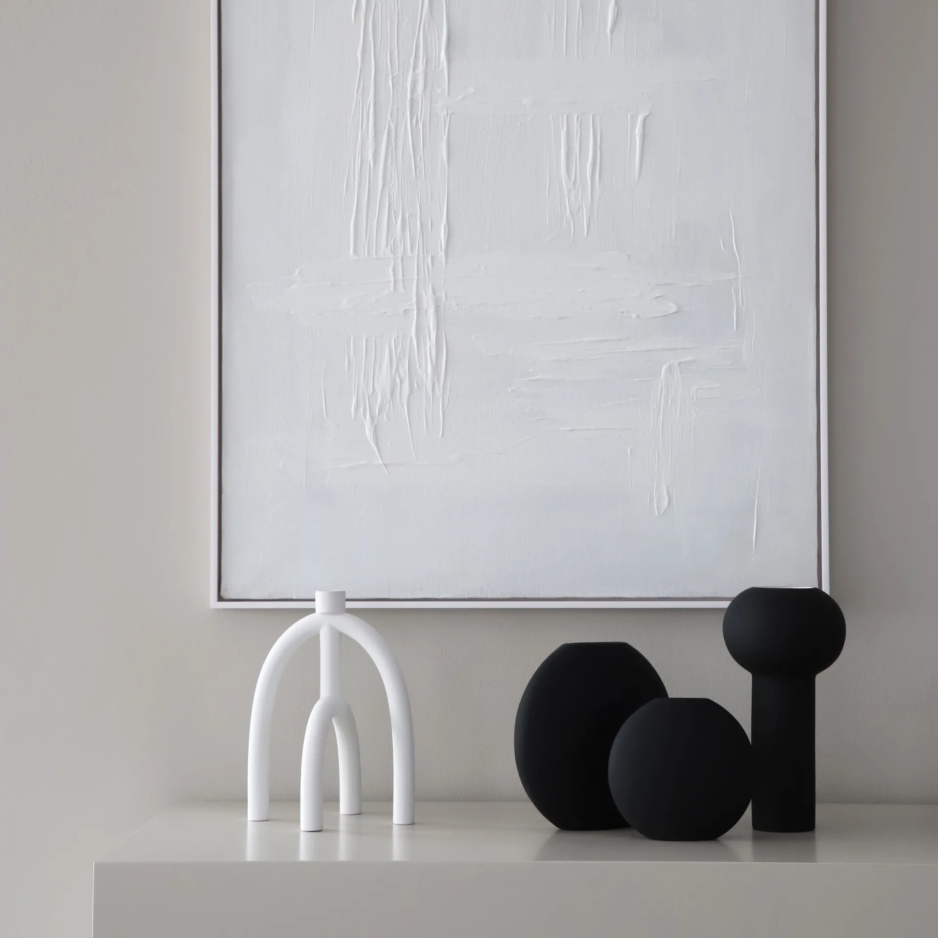 Pillar vaas 24 cm, Black Cooee Design