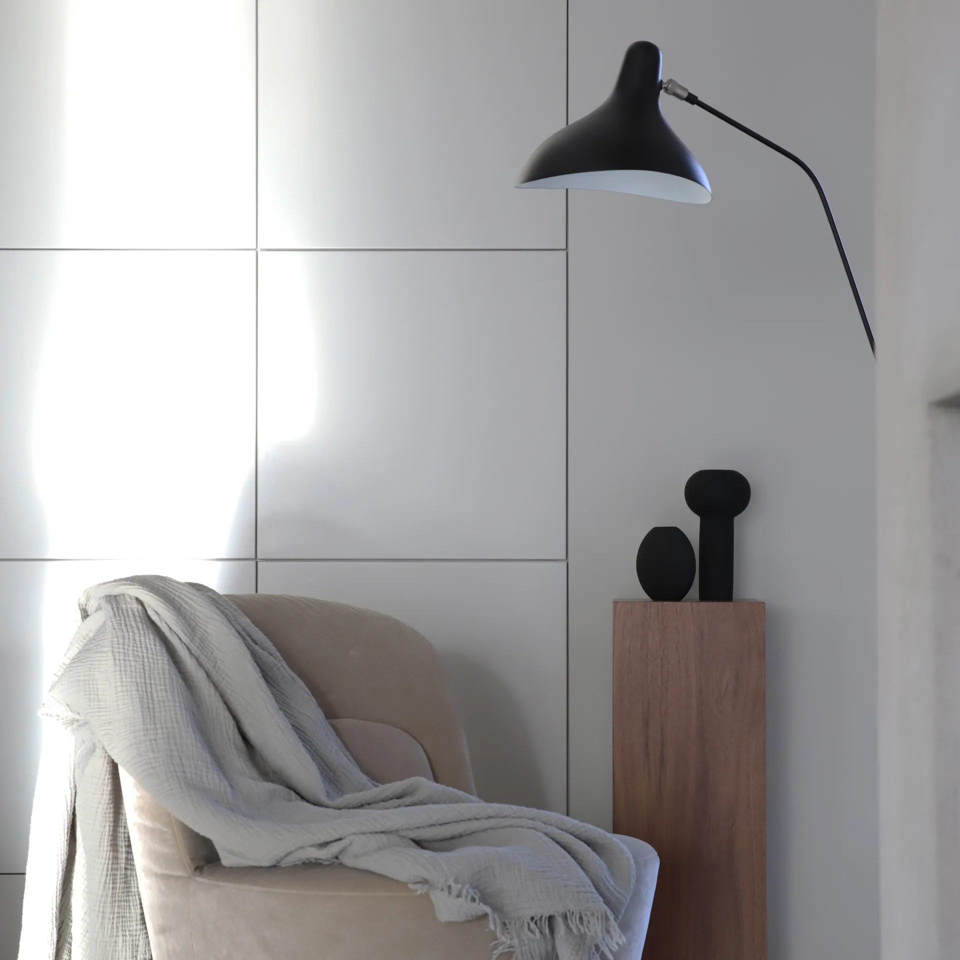 Pillar vaas 24 cm, Black Cooee Design