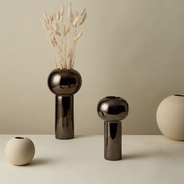 Pillar vaas 32 cm - Dark Silver - Cooee Design