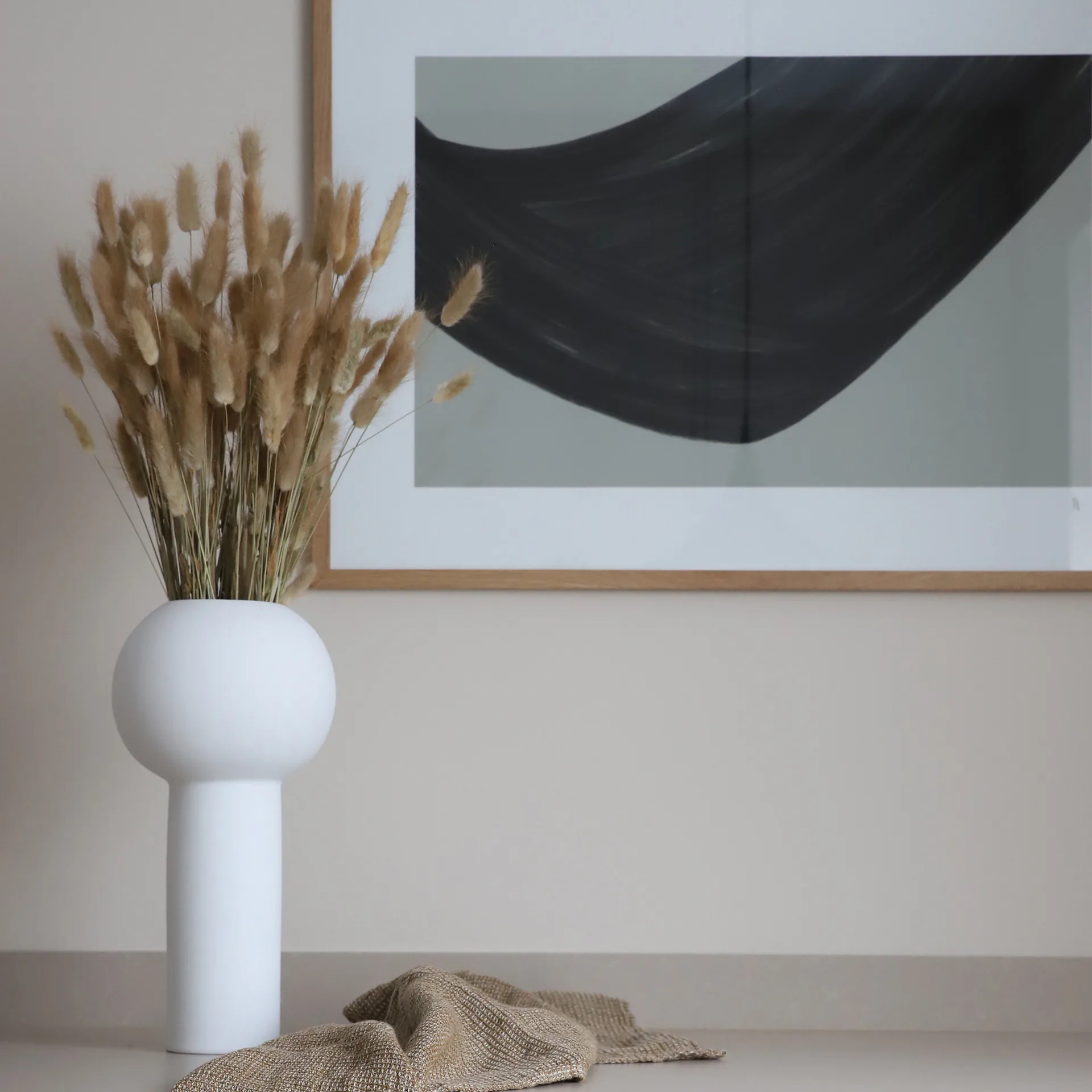 Pillar vaas 32 cm, White Cooee Design