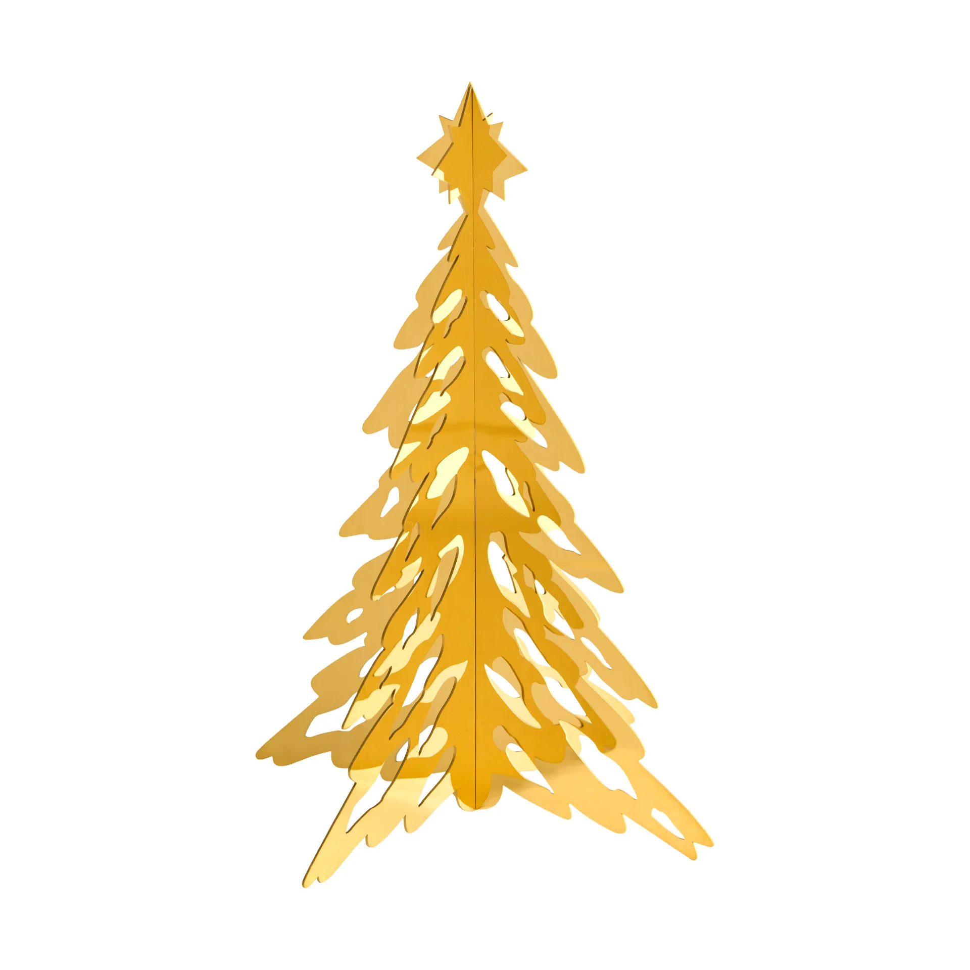 Pinetree decoratie den 30 cm, Messing Cooee Design