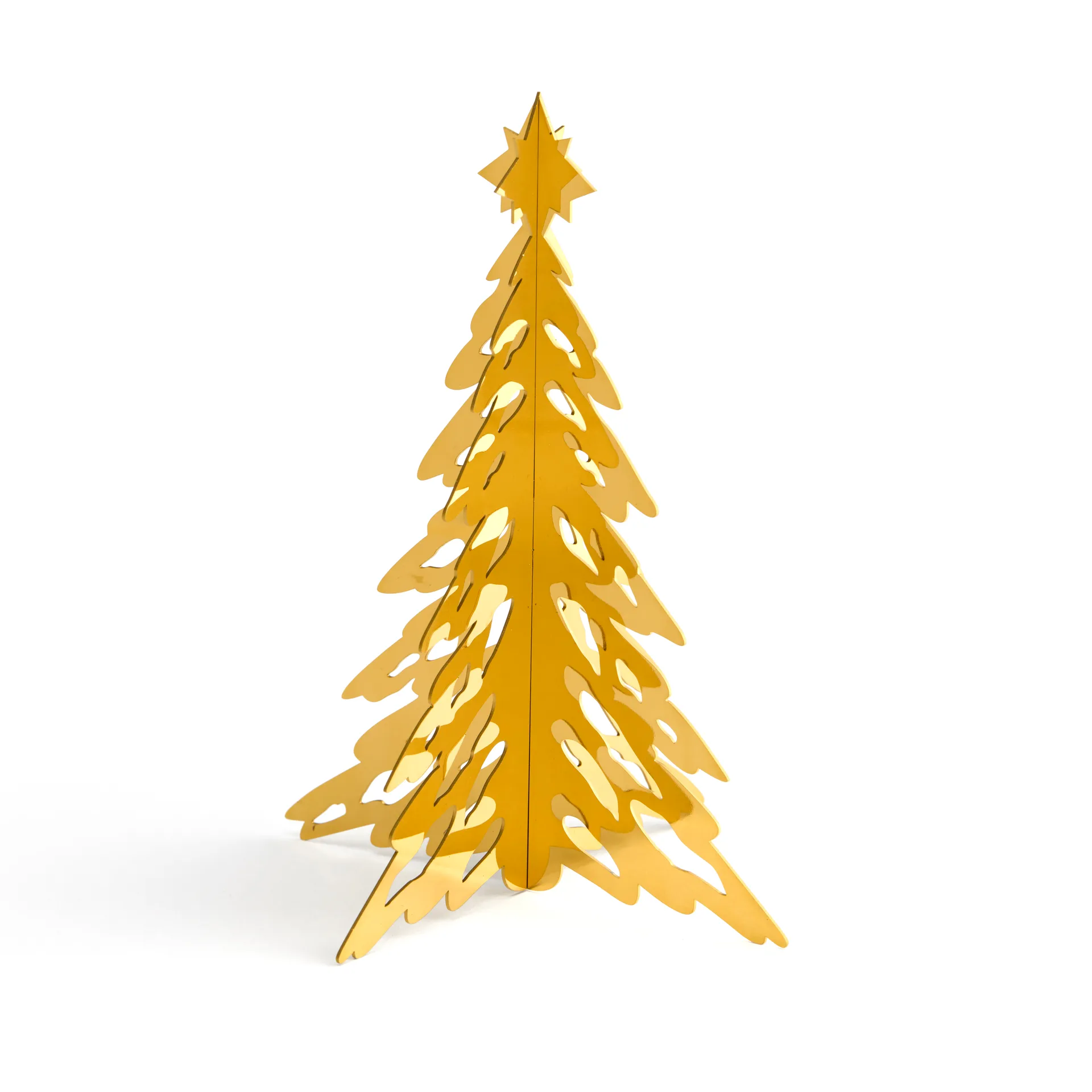 Pinetree decoratieboom 15 cm, Brass Cooee Design