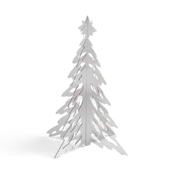 Pinetree decoratieboom 15 cm - Stainless Steel - Cooee Design