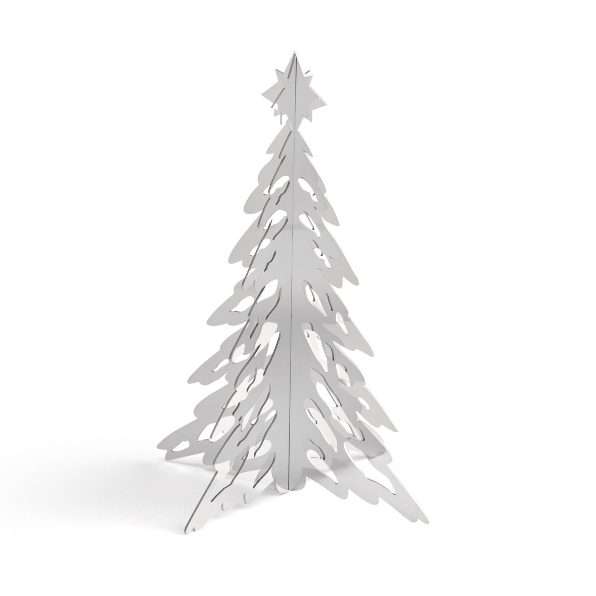 Cooee Design Pinetree decoratieboom 15 cm Stainless Steel