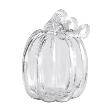 Pompoen decoratie 14 cm - Clear - Cooee Design