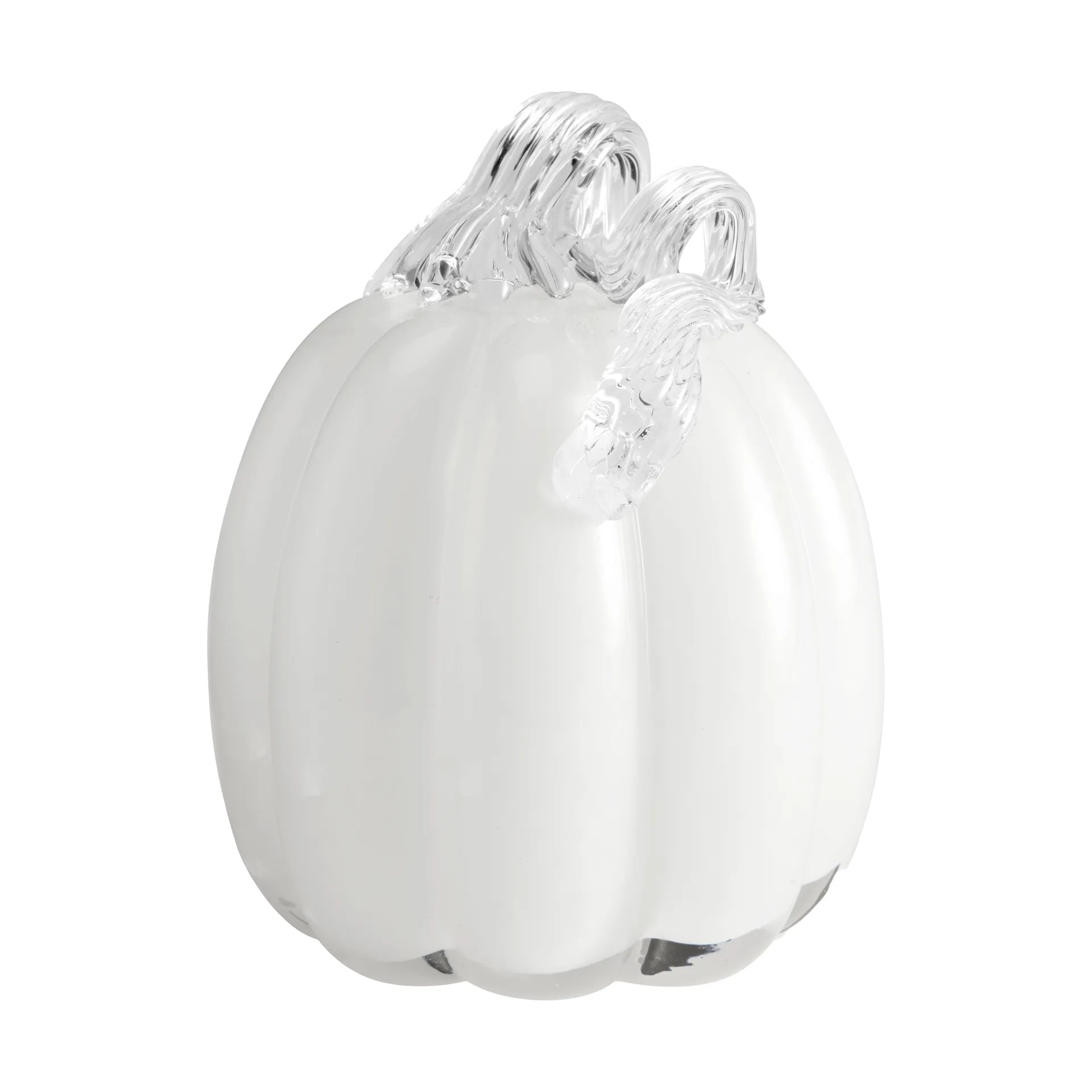 Pompoen decoratie 14 cm, White Cooee Design