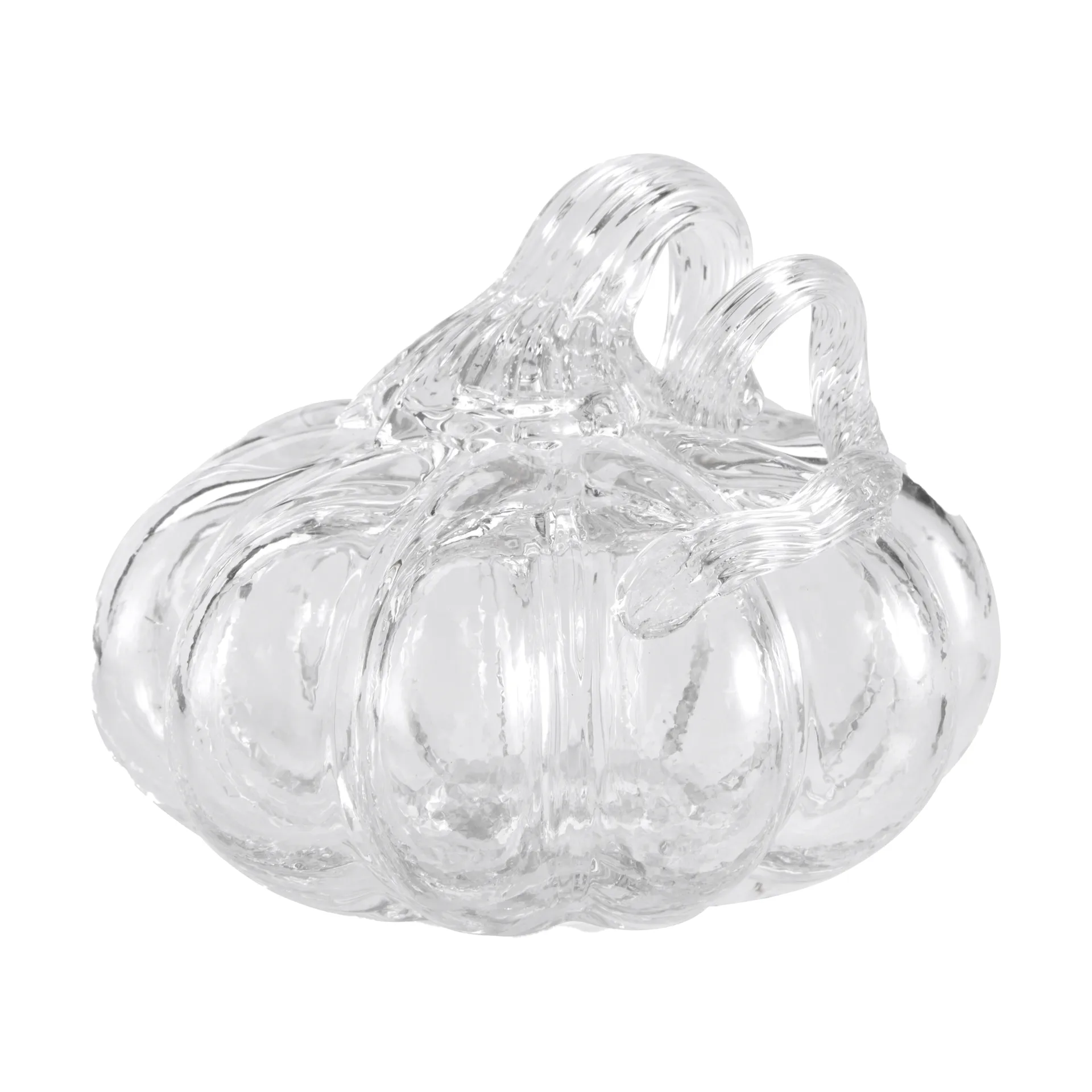 Pumpkin decoratie 8 cm, Clear Cooee Design
