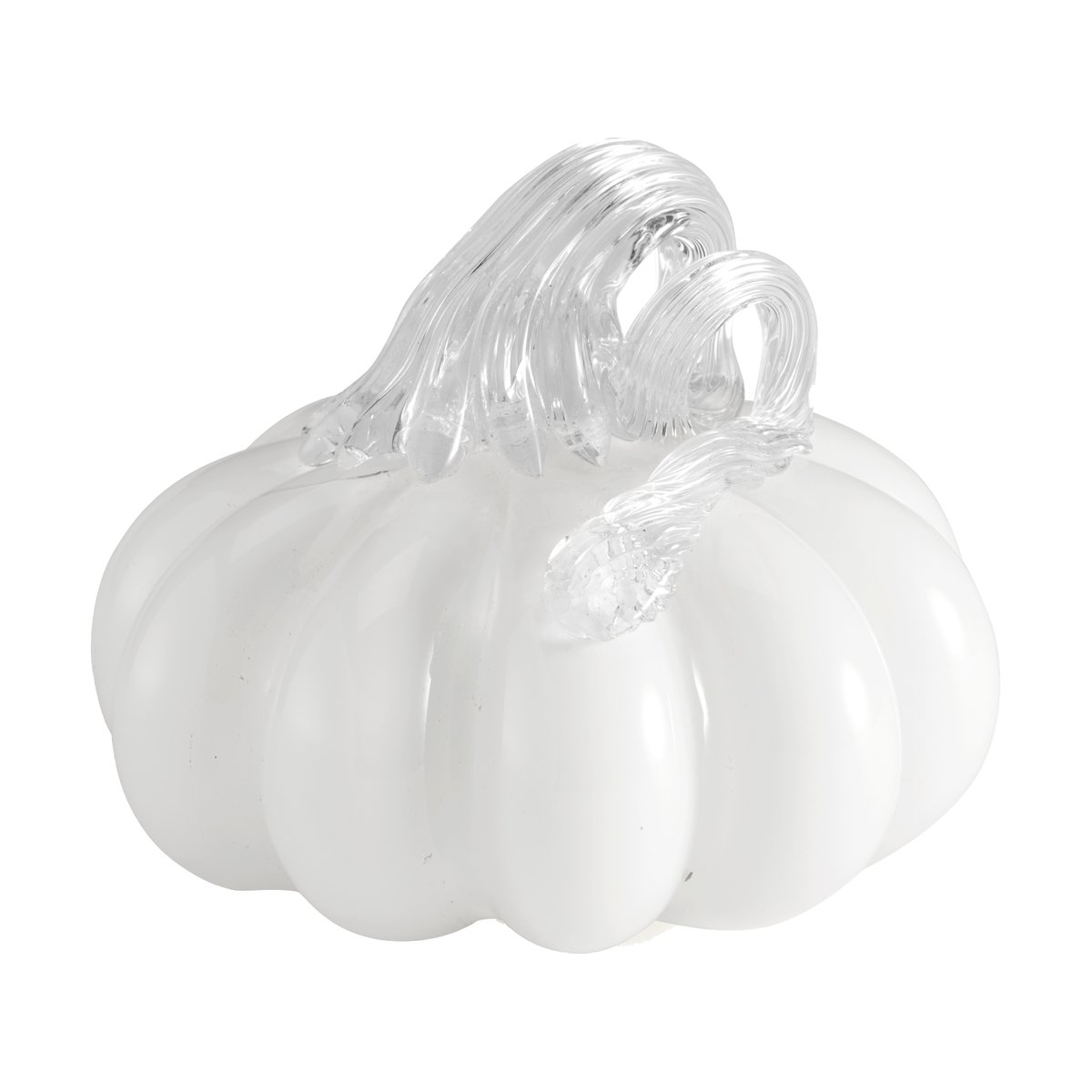 Cooee Design Pumpkin decoratie 8 cm White | Scandinavisch Interieur | Decoratieve accessoires | Wit