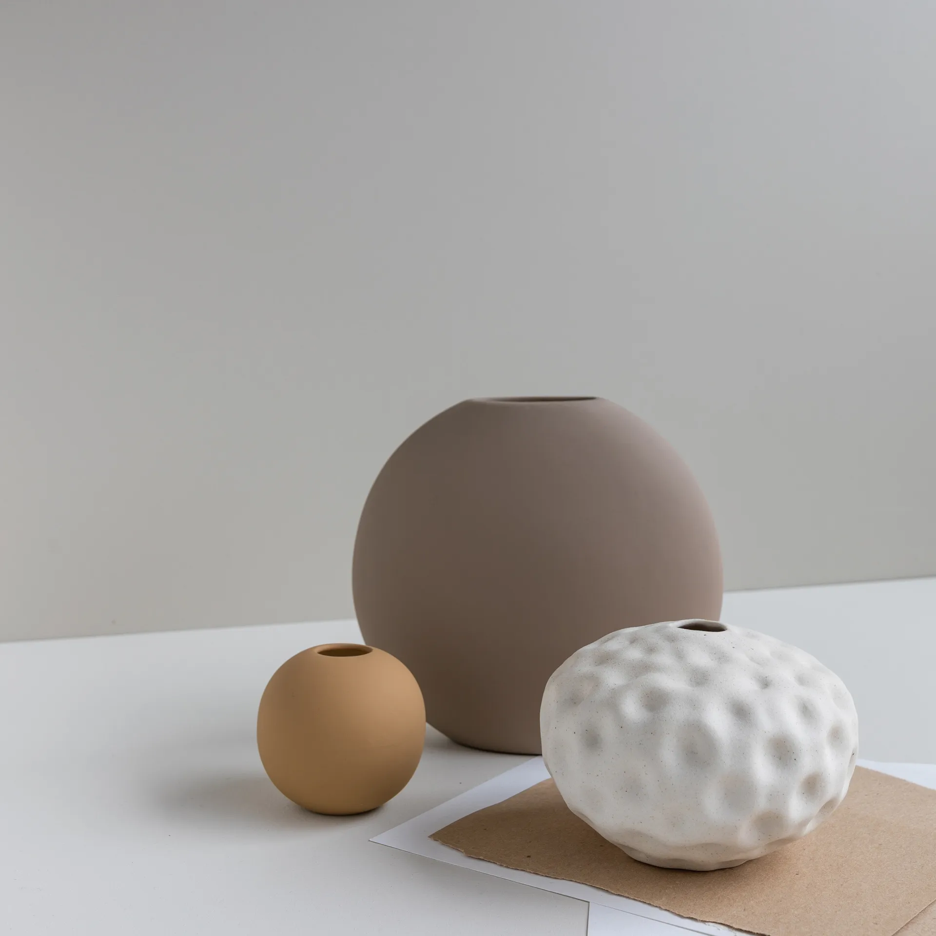 Seedpod vaas 10 cm, Vanilla Cooee Design