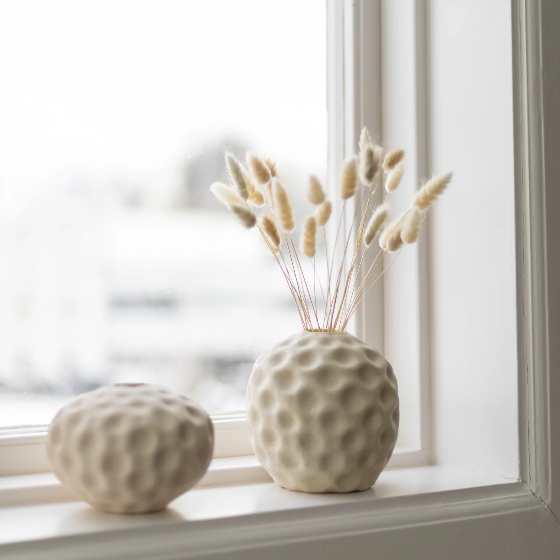 Seedpod vaas 14 cm, Vanilla Cooee Design