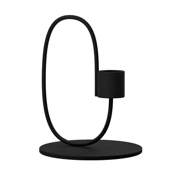 Swoop kaarsenhouder - Zwart - Cooee Design
