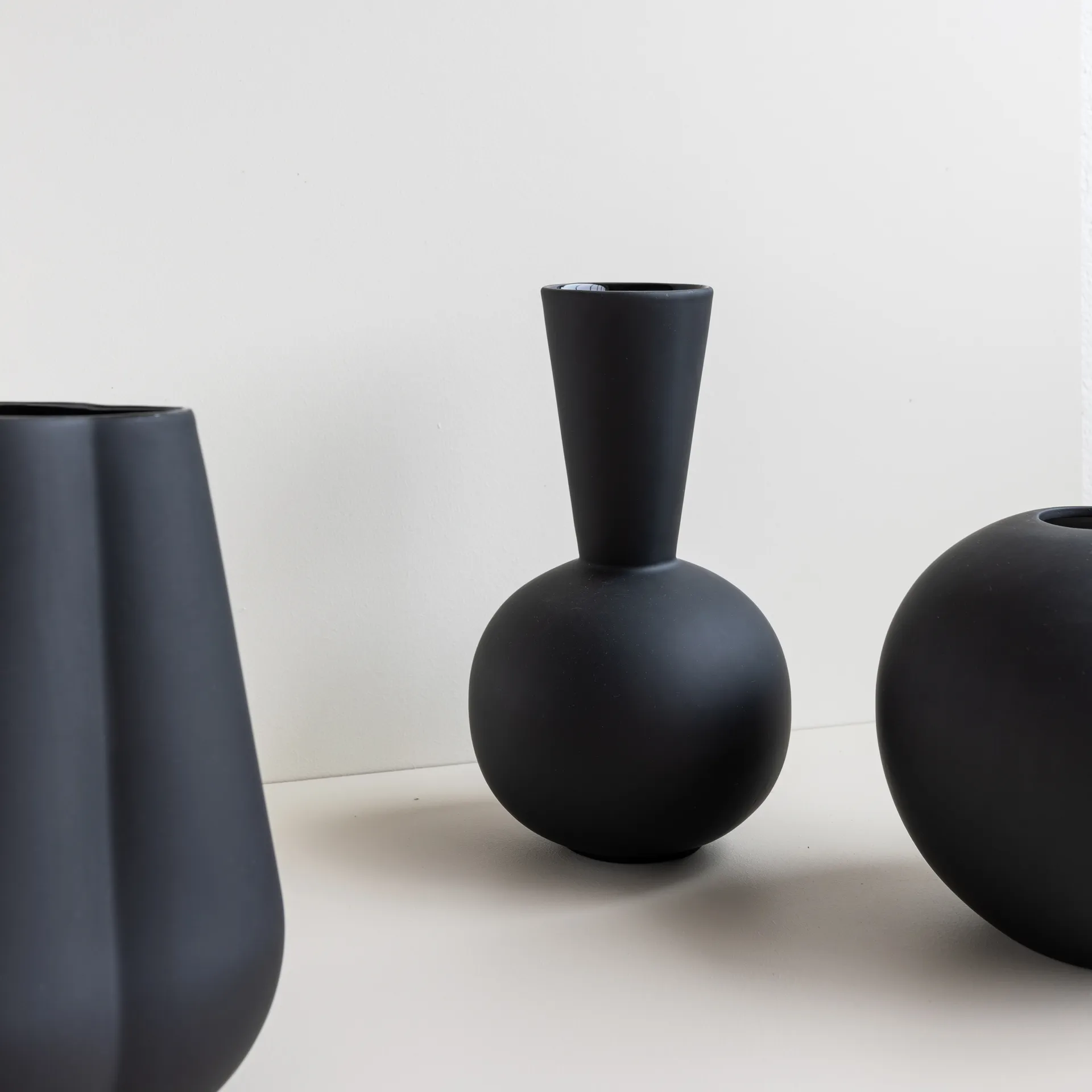 Trumpet vaas 30 cm, Black Cooee Design