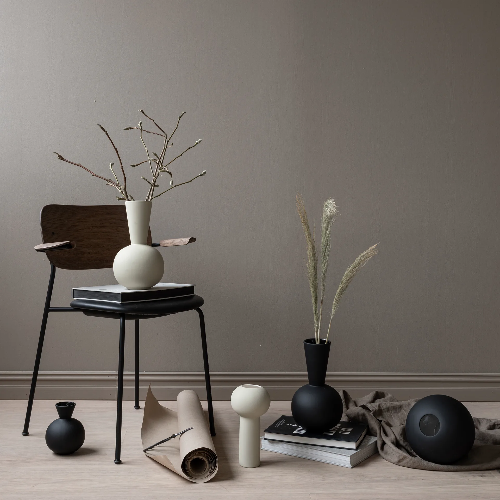 Trumpet vaas 30 cm, Shell Cooee Design