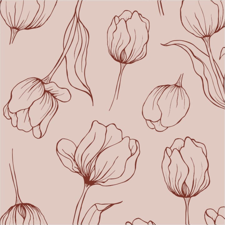 Tulipa servetten 16x16 cm - Blush - Cooee Design