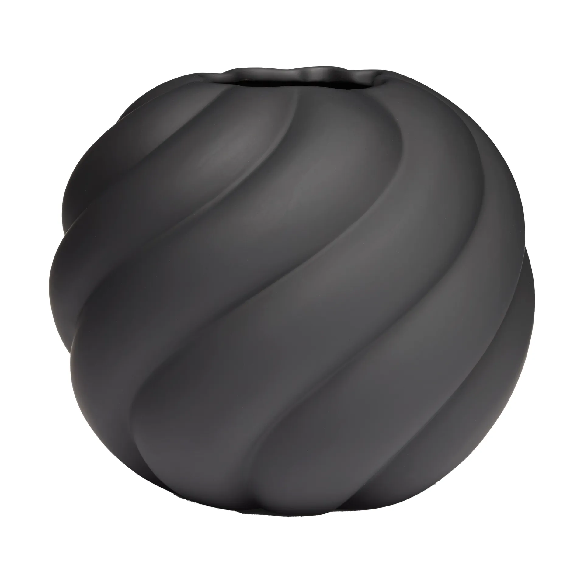 Twist ball vaas 20 cm, Black Cooee Design
