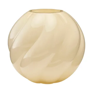 Twist ball vaas 20 cm - Butter yellow - Cooee Design