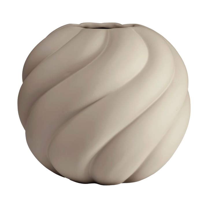 Twist ball vaas 20 cm - Sand - Cooee Design
