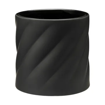 Twist bloempot - Black, medium Ø19 cm - Cooee Design