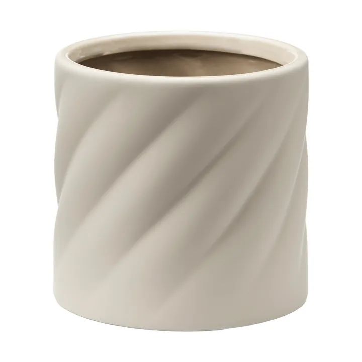 Twist bloempot - Zand, klein Ø12 cm - Cooee Design