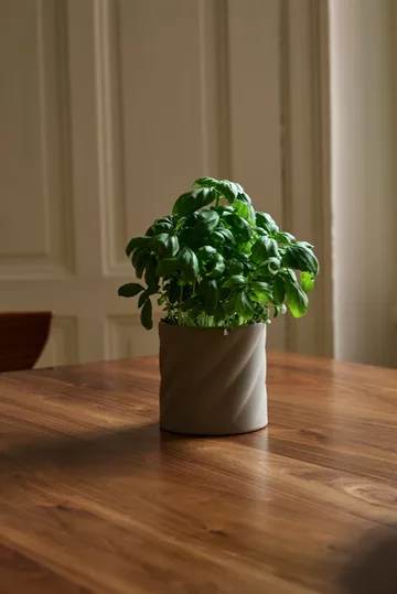 Twist bloempot - Zand, klein Ø12 cm - Cooee Design