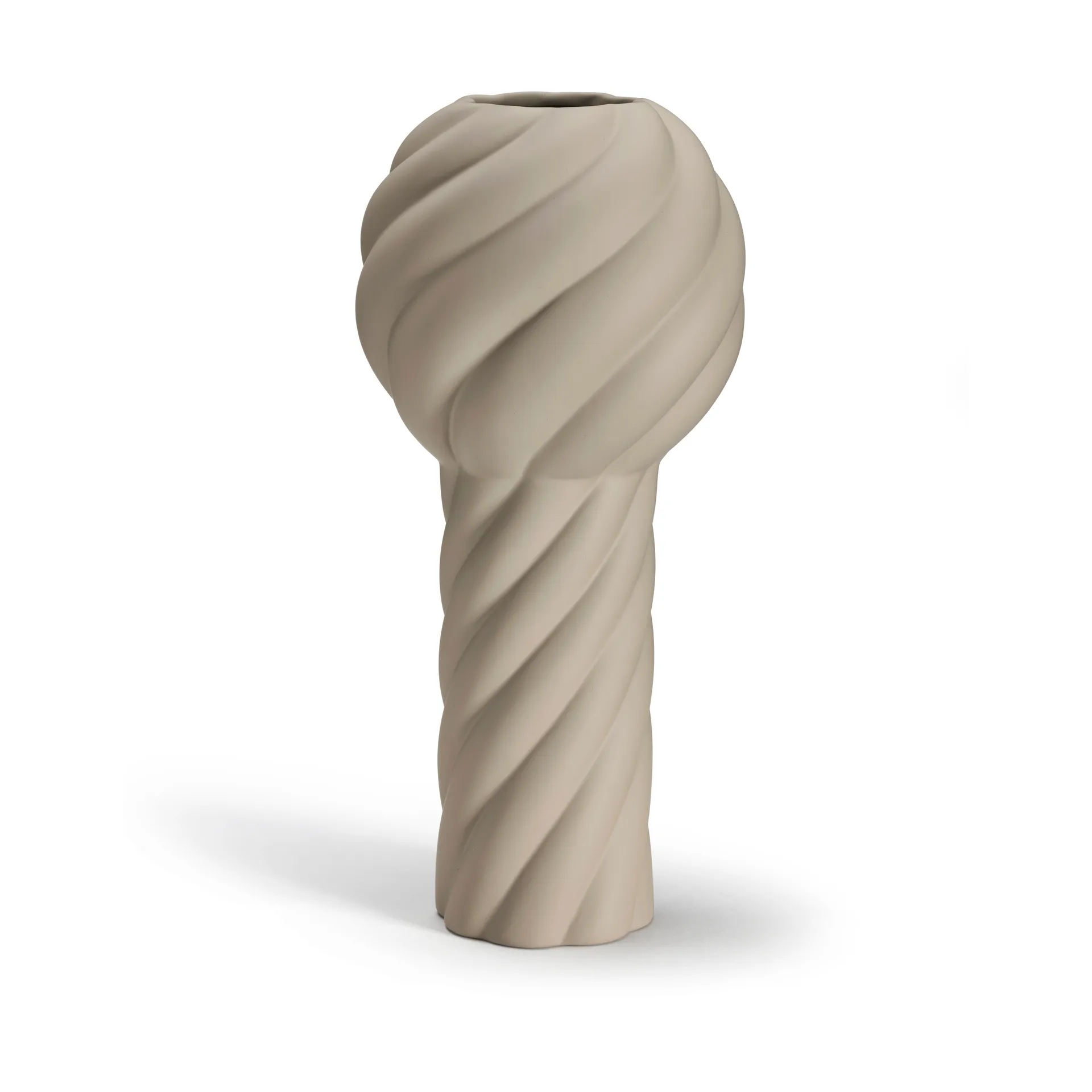 Twist pillar vaas 34 cm, Sand Cooee Design