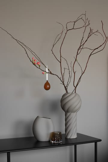 Twist pillar vaas 34 cm - Sand - Cooee Design