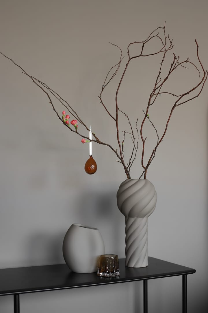 Twist pillar vaas 34 cm, Sand Cooee Design