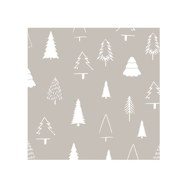 Woods servet 33x33 cm 20-pack - Sand-white - Cooee Design