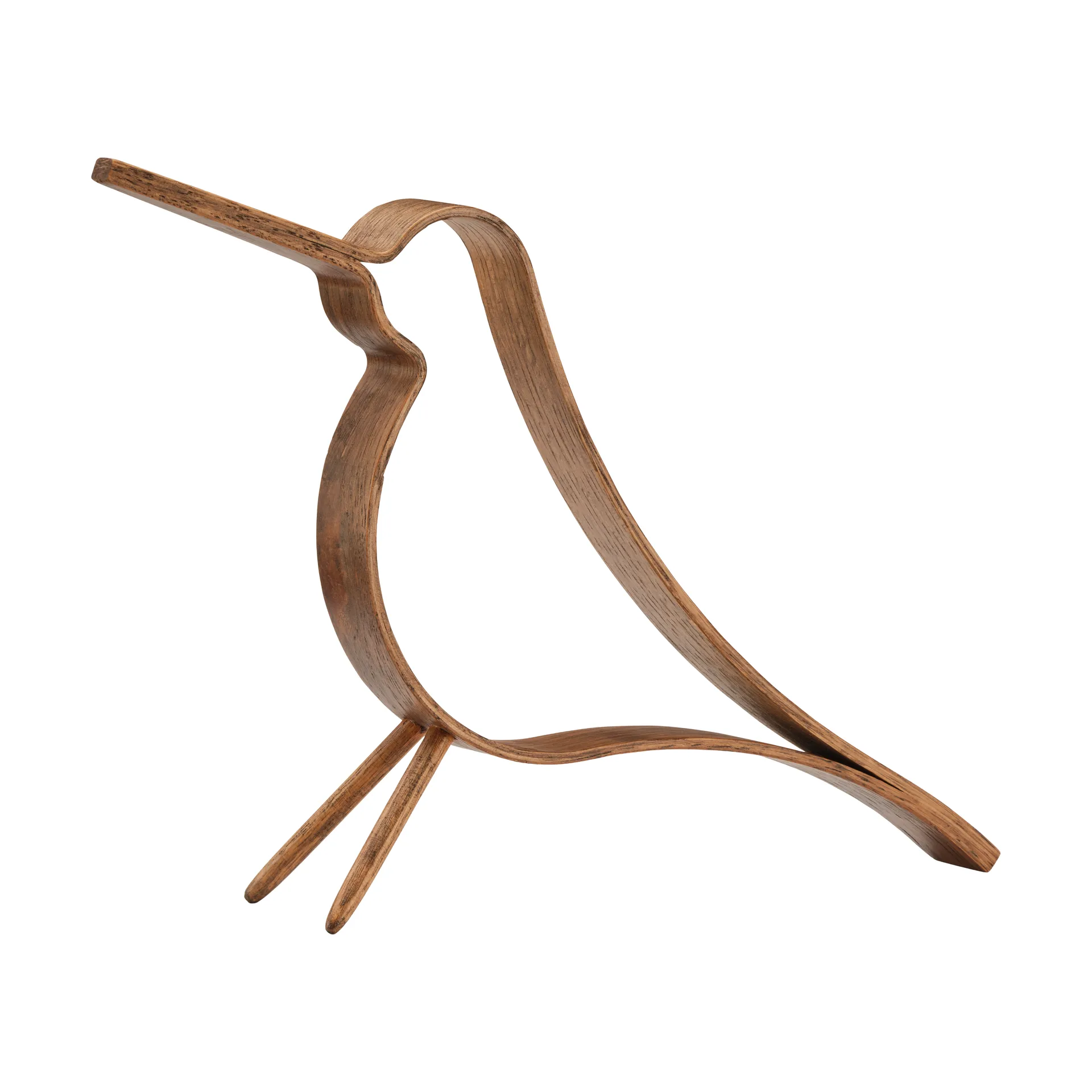 Woody Bird groot, Donkergebeitst eiken Cooee Design
