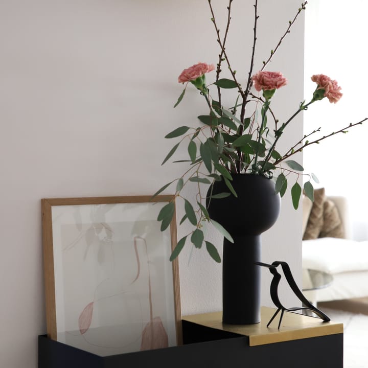 Woody Bird klein, Zwart gebeitst eikenhout Cooee Design