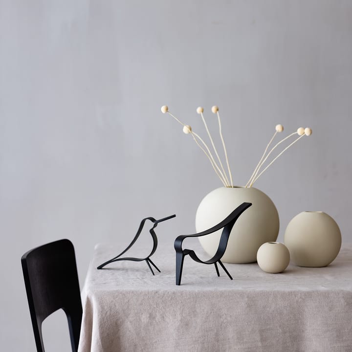 Woody Bird klein, Zwart gebeitst eikenhout Cooee Design