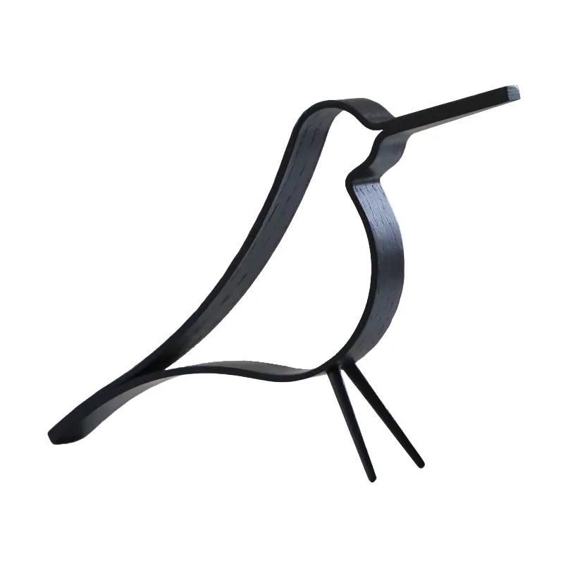 Woody Bird klein, Zwart gebeitst eikenhout Cooee Design