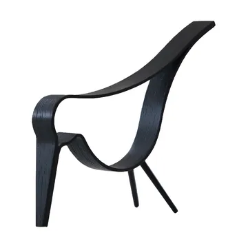 Woody Bird medium - Zwart gebeitst eikenhout - Cooee Design