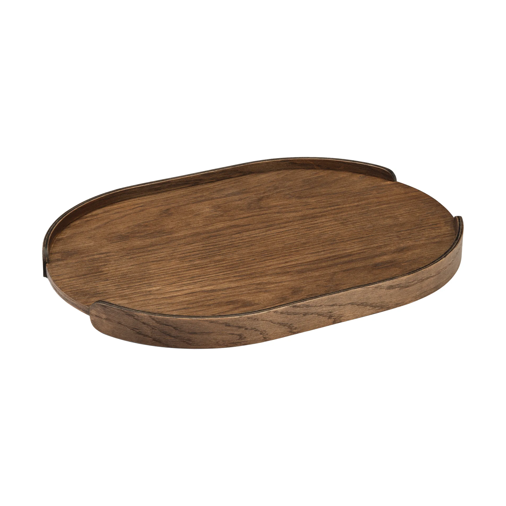 Woody dienblad, Donkergebeitst eiken, 28×40 cm Cooee Design