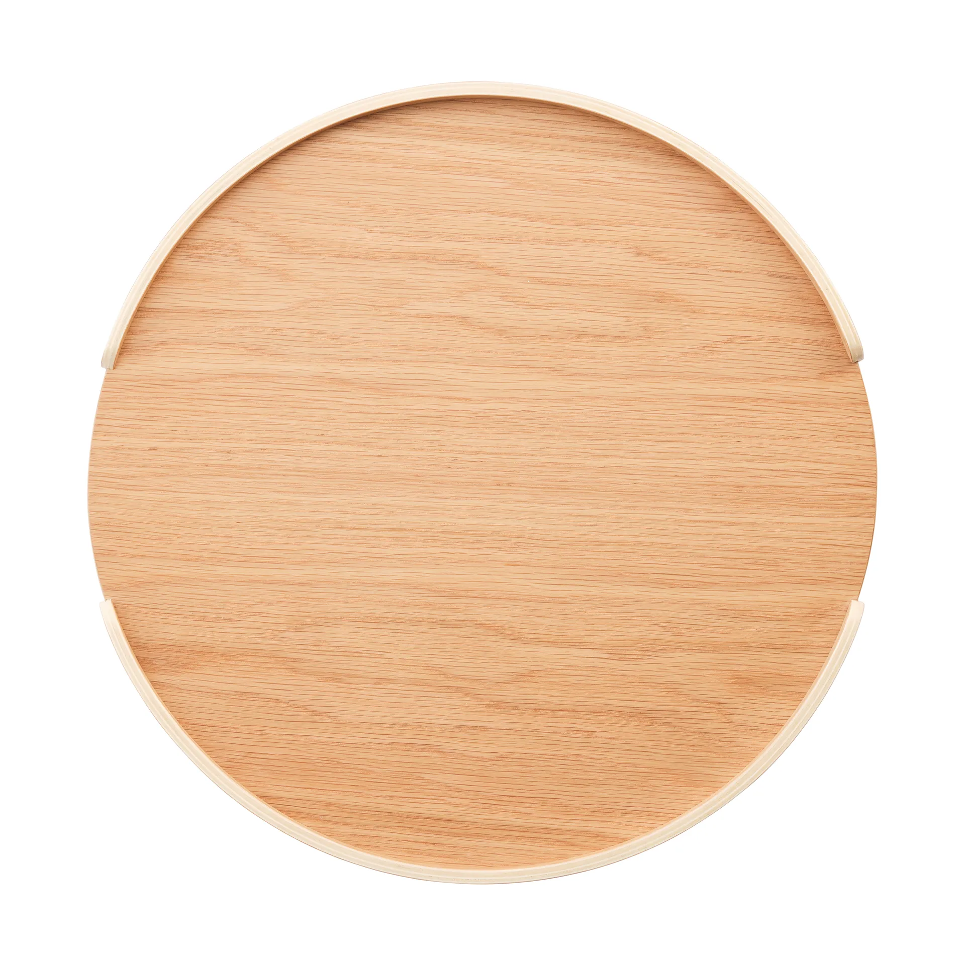 Woody dienblad, Eiken, Ø35 cm Cooee Design