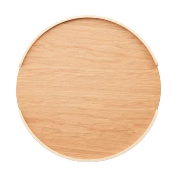 Woody dienblad - Eiken, Ø35 cm - Cooee Design
