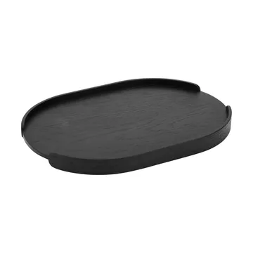 Woody dienblad - Zwartgebeitst eiken, 28×40 cm - Cooee Design