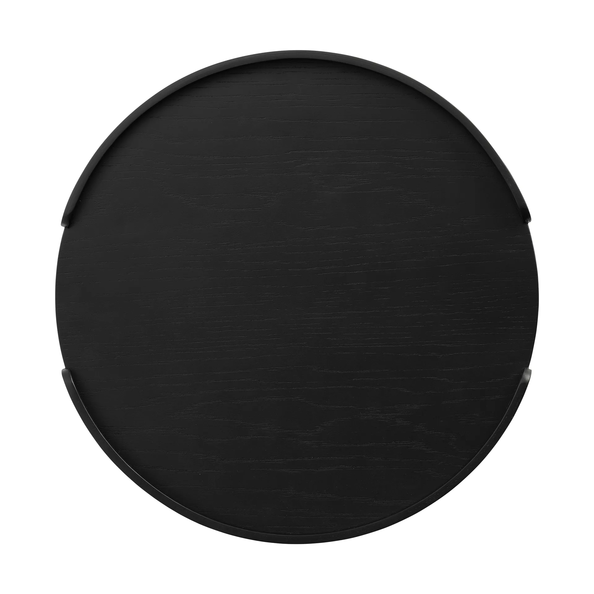 Woody dienblad, Zwartgebeitst eiken, Ø35 cm Cooee Design