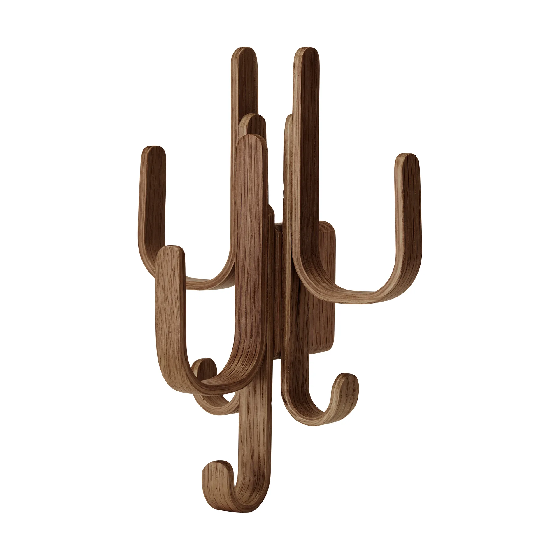 Woody haak Three, Donkergebeitst eiken Cooee Design