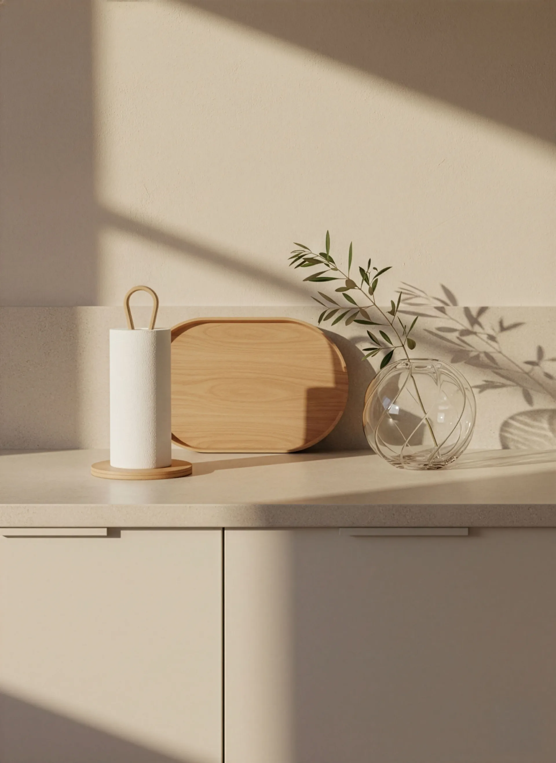 Woody keukenpapierhouder, Eiken Cooee Design