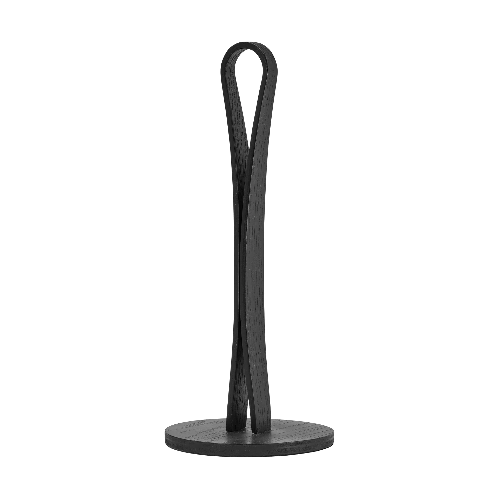 Woody keukenpapierhouder, Zwartgebeitst eiken Cooee Design