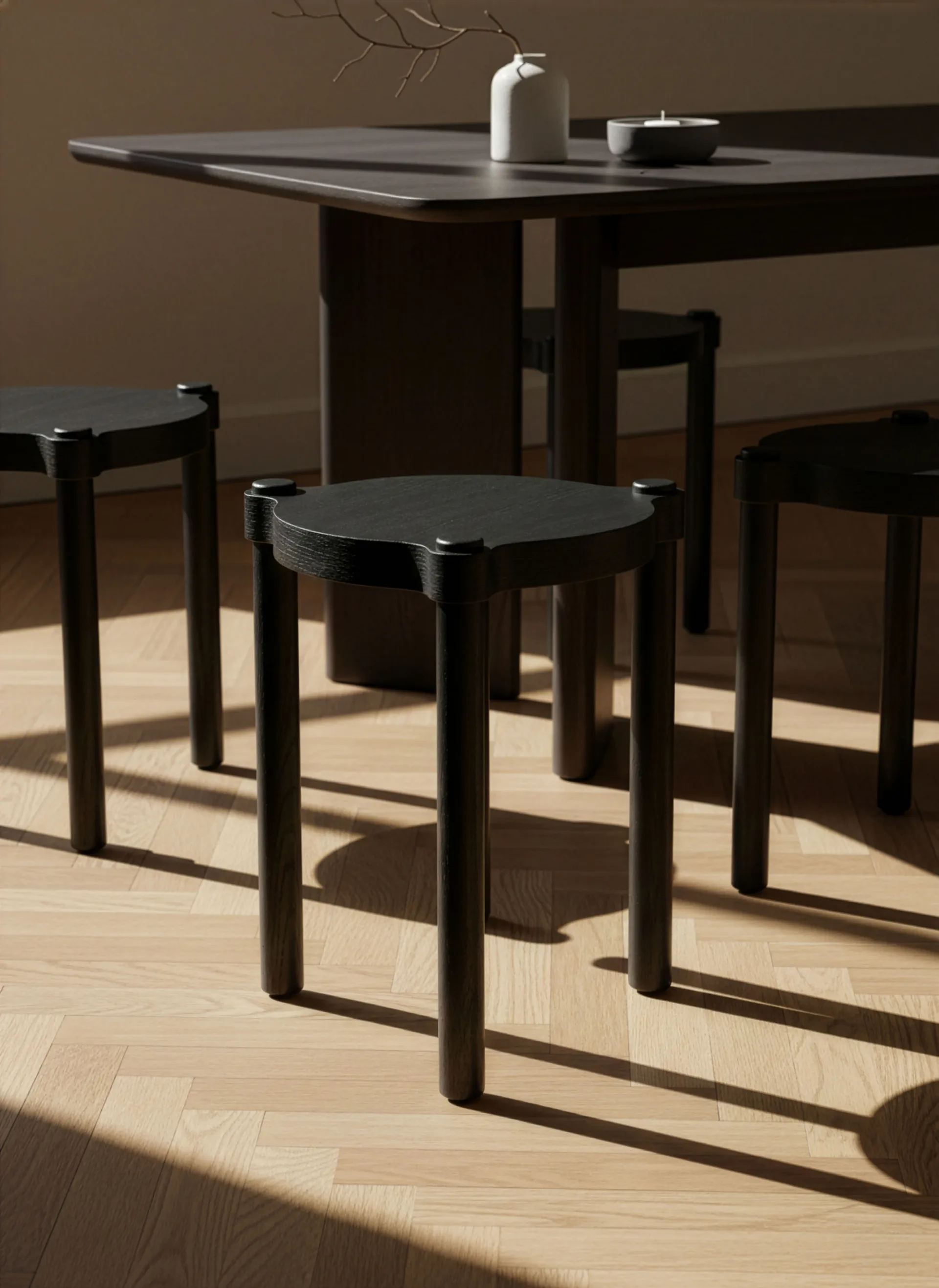 Woody kruk, Zwartgebeitst eiken Cooee Design