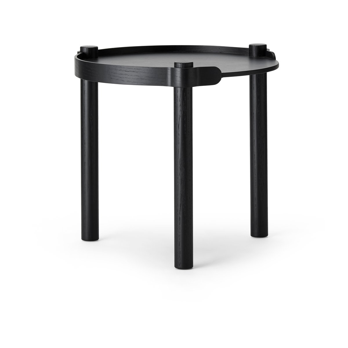 Cooee Design Woody tafel o45 cm Black stained oak | Scandinavisch Interieur | Salontafels | Zwart
