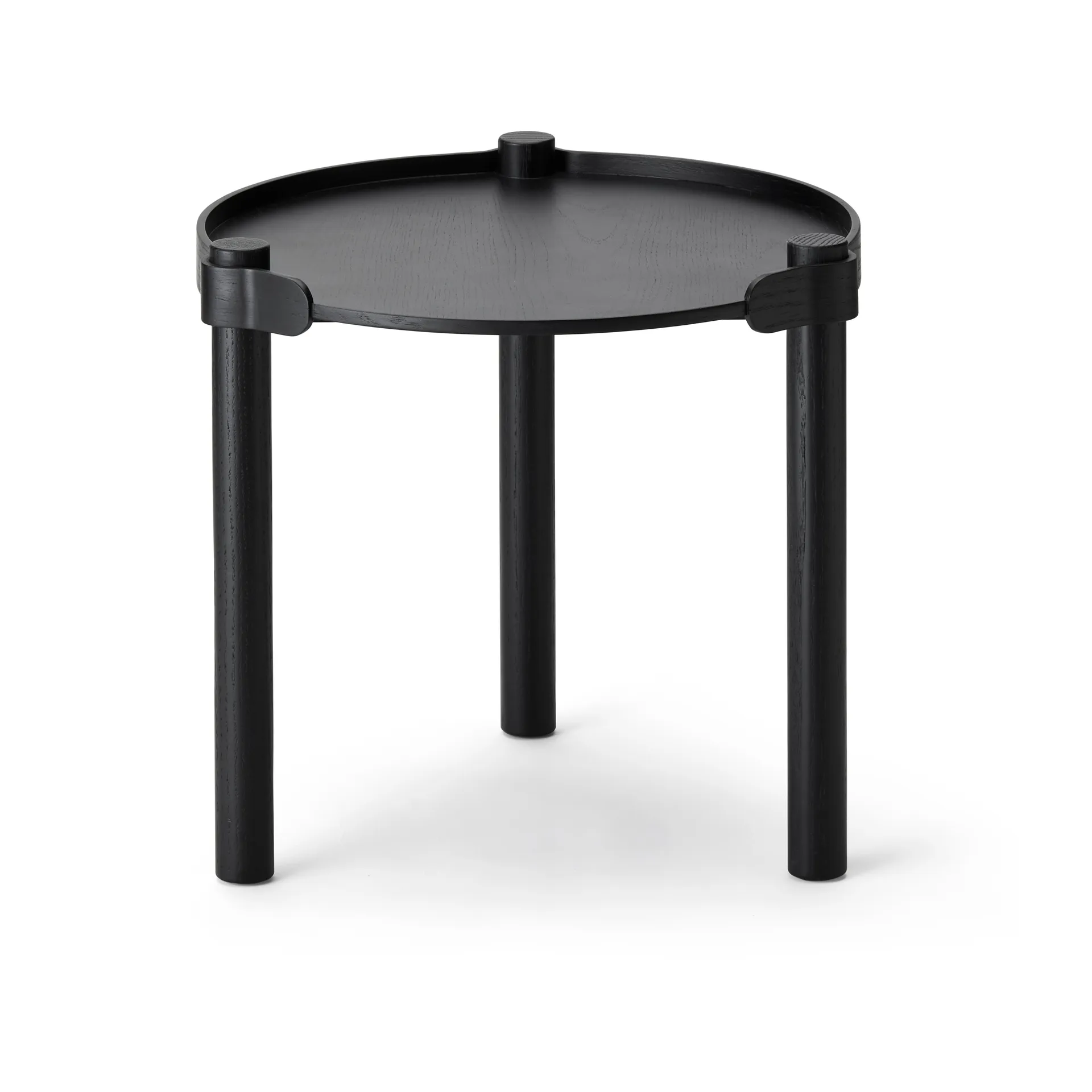Woody tafel Ø45 cm, Black stained oak Cooee Design