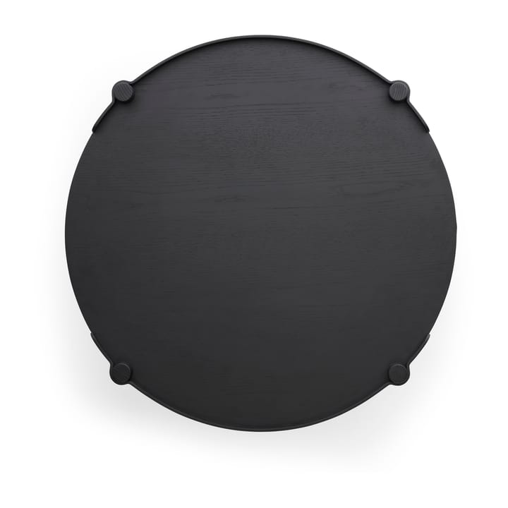 Woody tafel Ø80 cm, Black stained oak Cooee Design