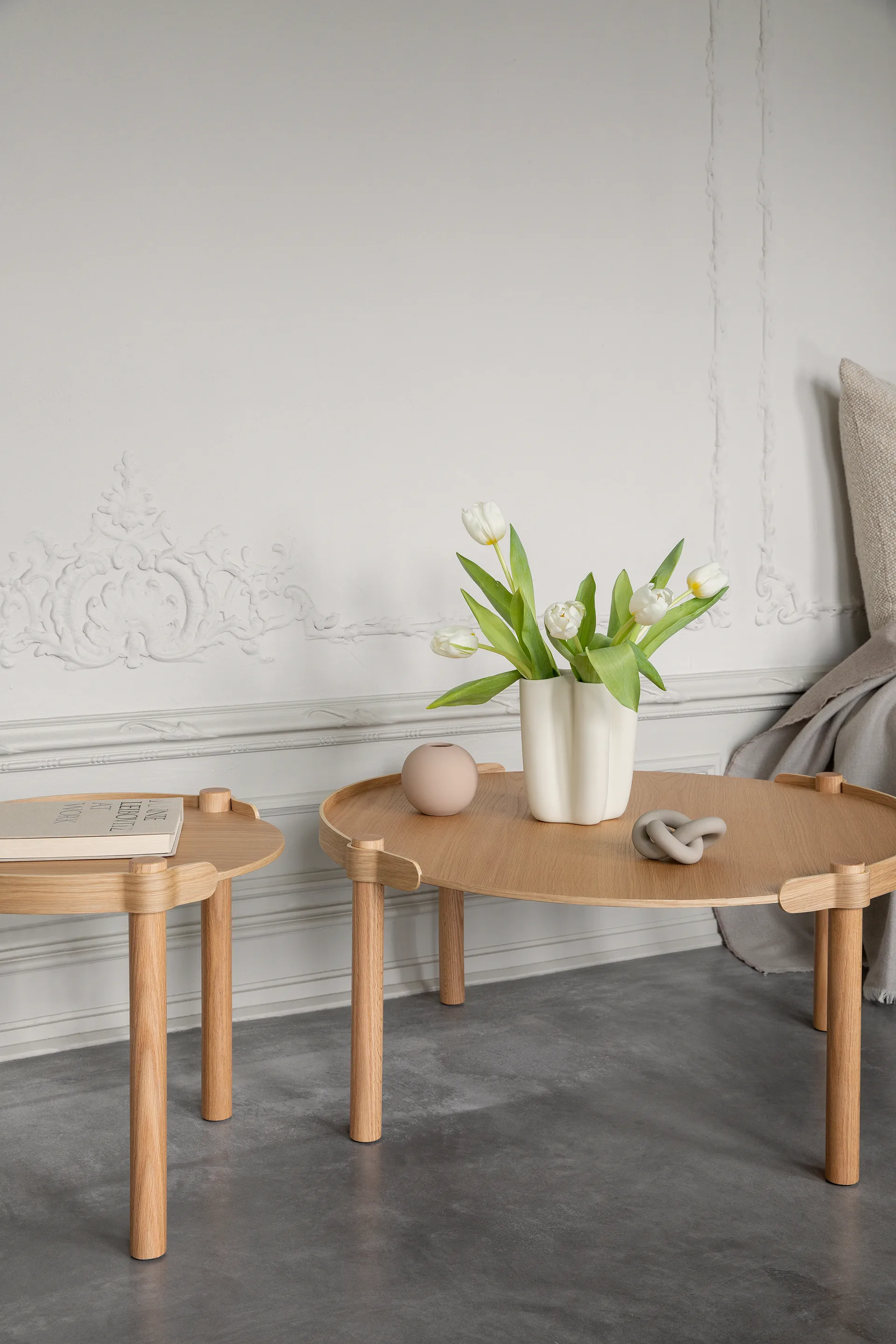 Woody tafel Ø80 cm, Oak Cooee Design